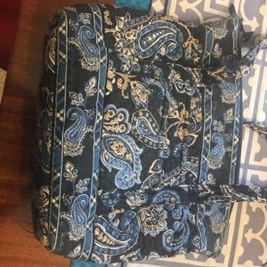 Vera Bradley Blue Paisley Tote and Matching Wallet